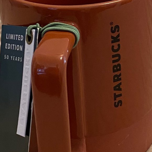 Mermaid Spring 2021 Starbucks 50th Anniversary Mug Terra Cotta Ceramic 12 Oz Mug - Picture 10 of 15